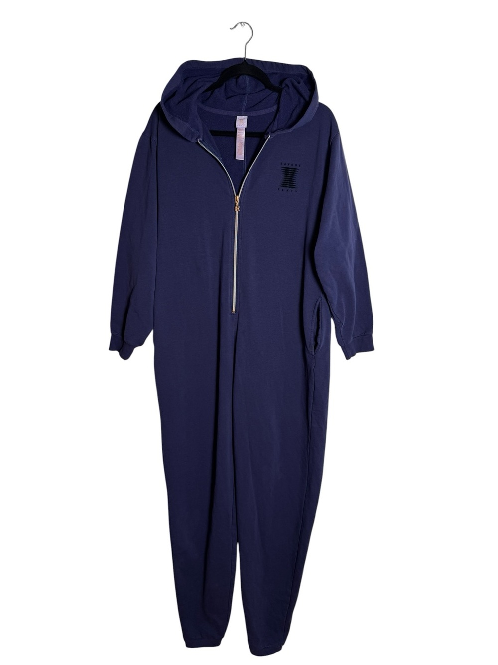 Savage X Fenty Plum Indigo Purple Forever Savage Hooded Onesie Medium